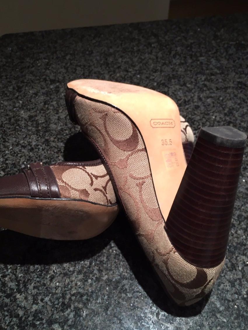 Coach Monogrammed Pumps