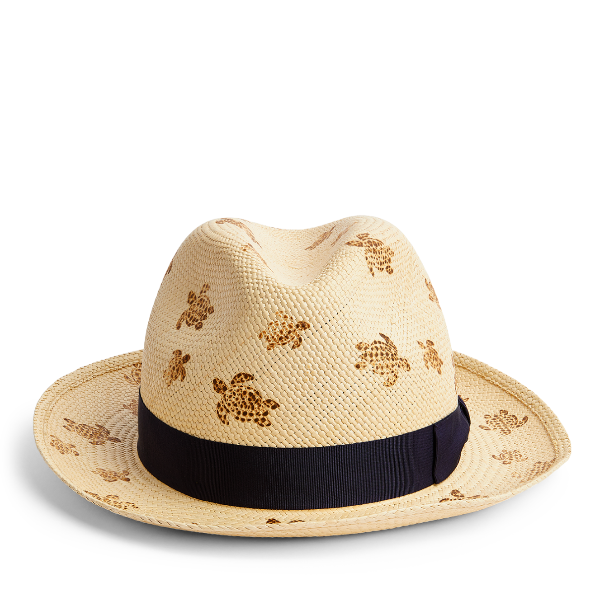 Vilebrequin x Borsalino Turtle Print Straw Hat