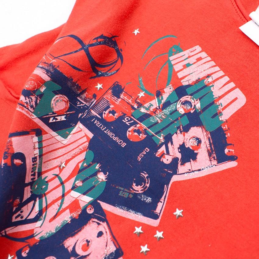 Bonpoint Girl's Pink Cotton T Shirt