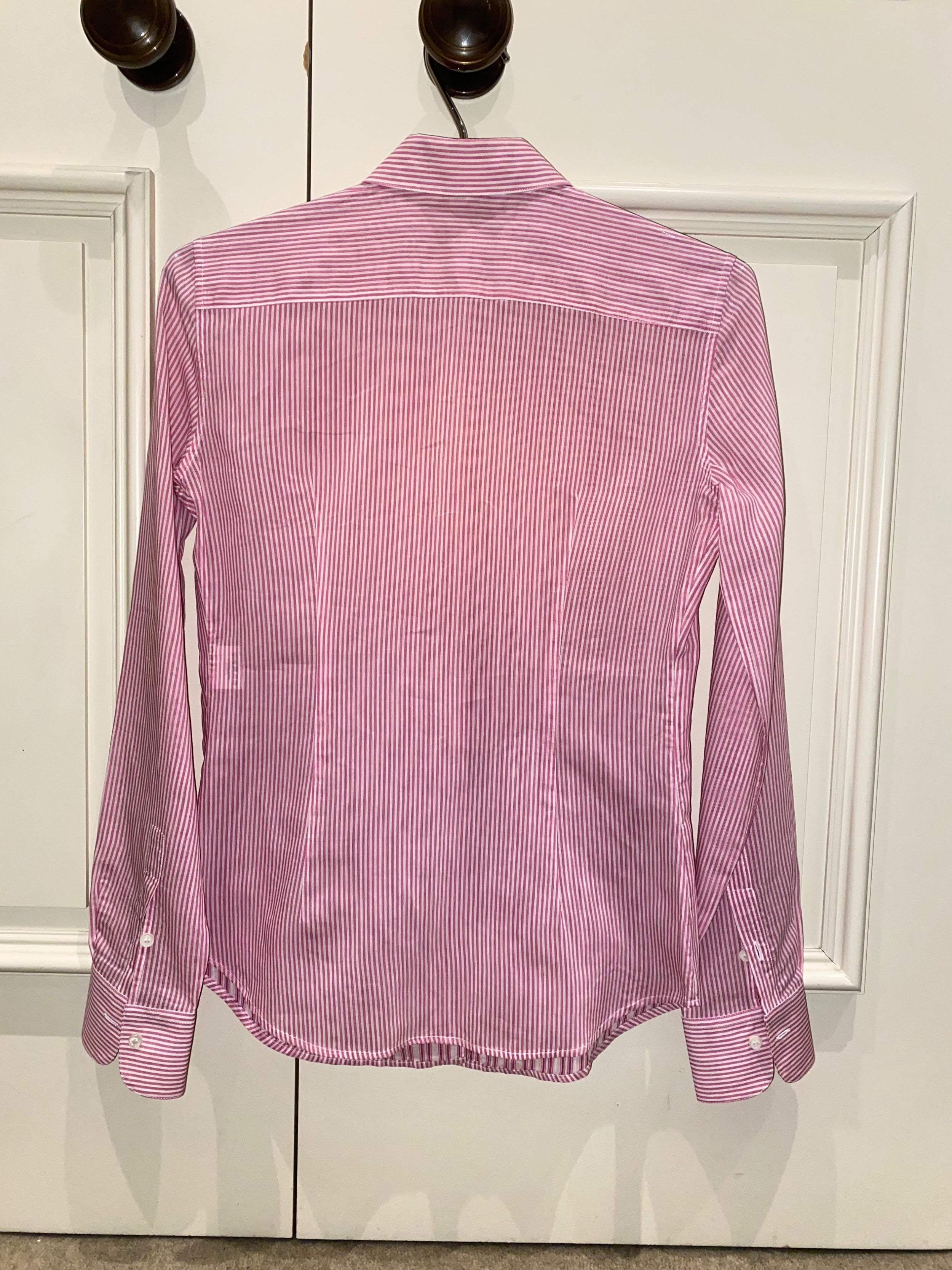 Pink Striped Silk Cotton Shirt