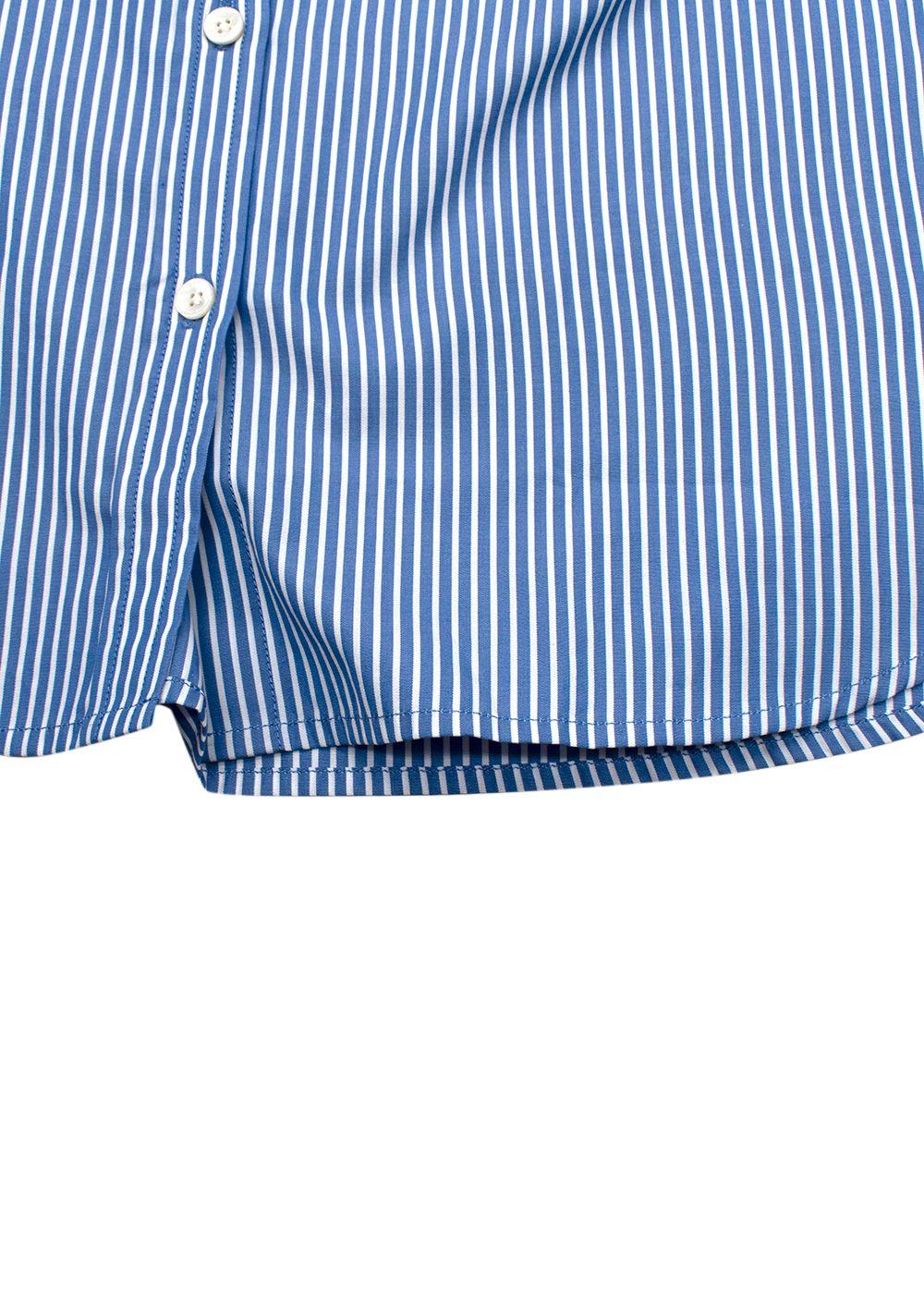 Blue & White Striped Shirt