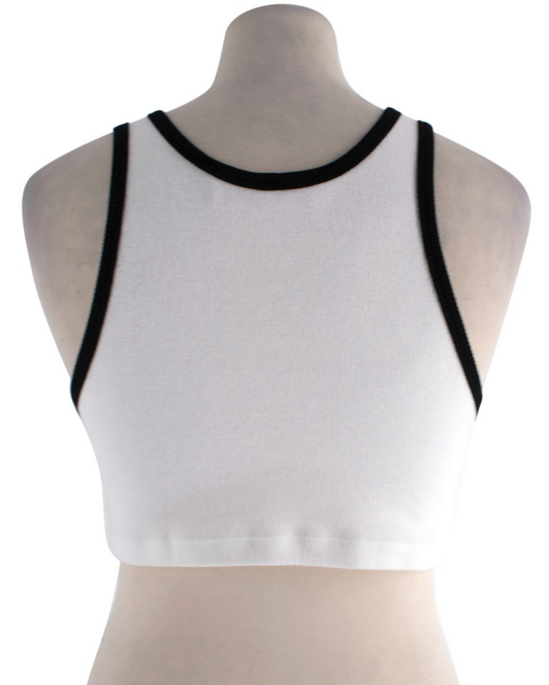 Valentino White Cropped Vest