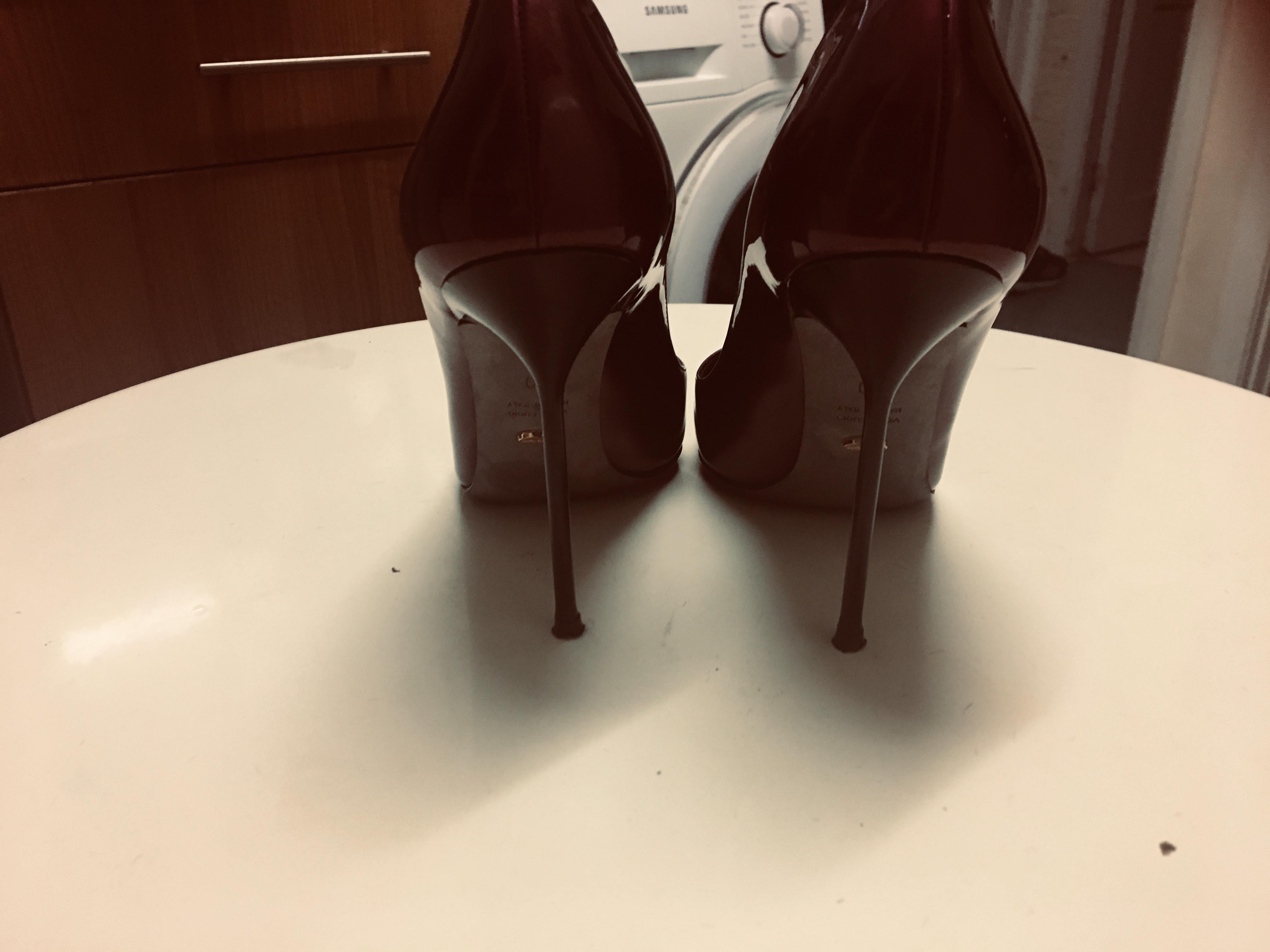 Sergio Rossi Metallic Two Tone Pumps