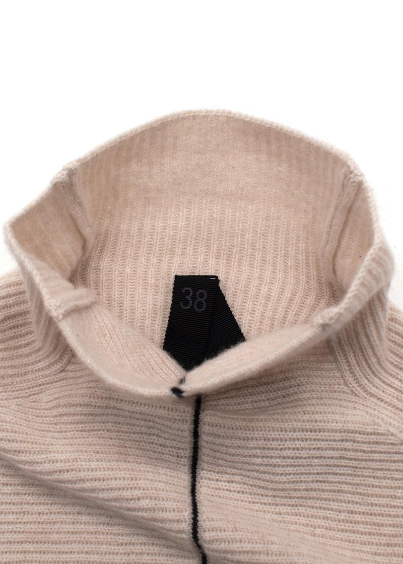 Petar Petrov Beige Cashmere Turtleneck Jumper