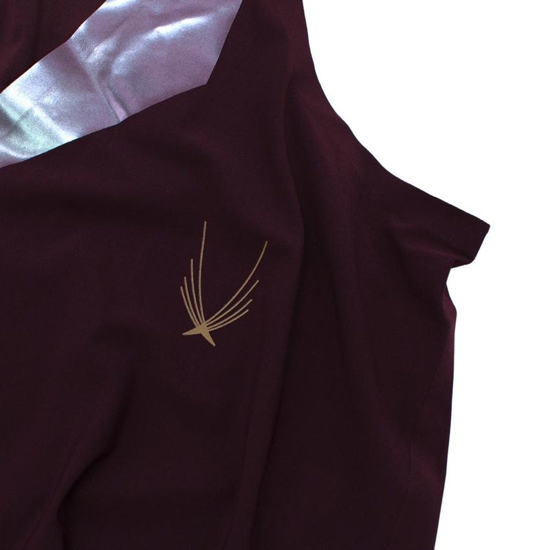 Lucas Hugh Burgundy Crossback Tank