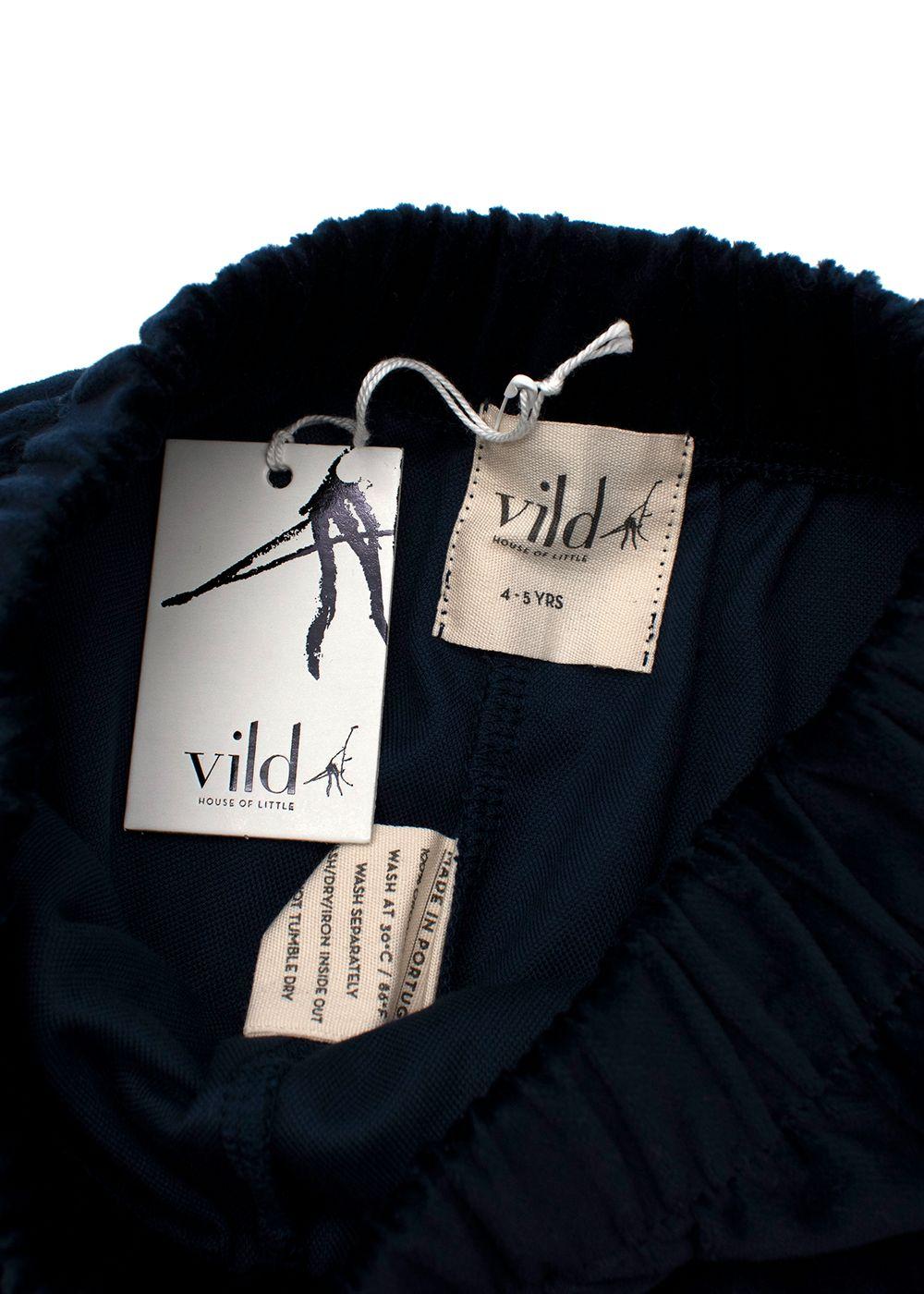 Kids 4-5Y Blue Velvet Suit