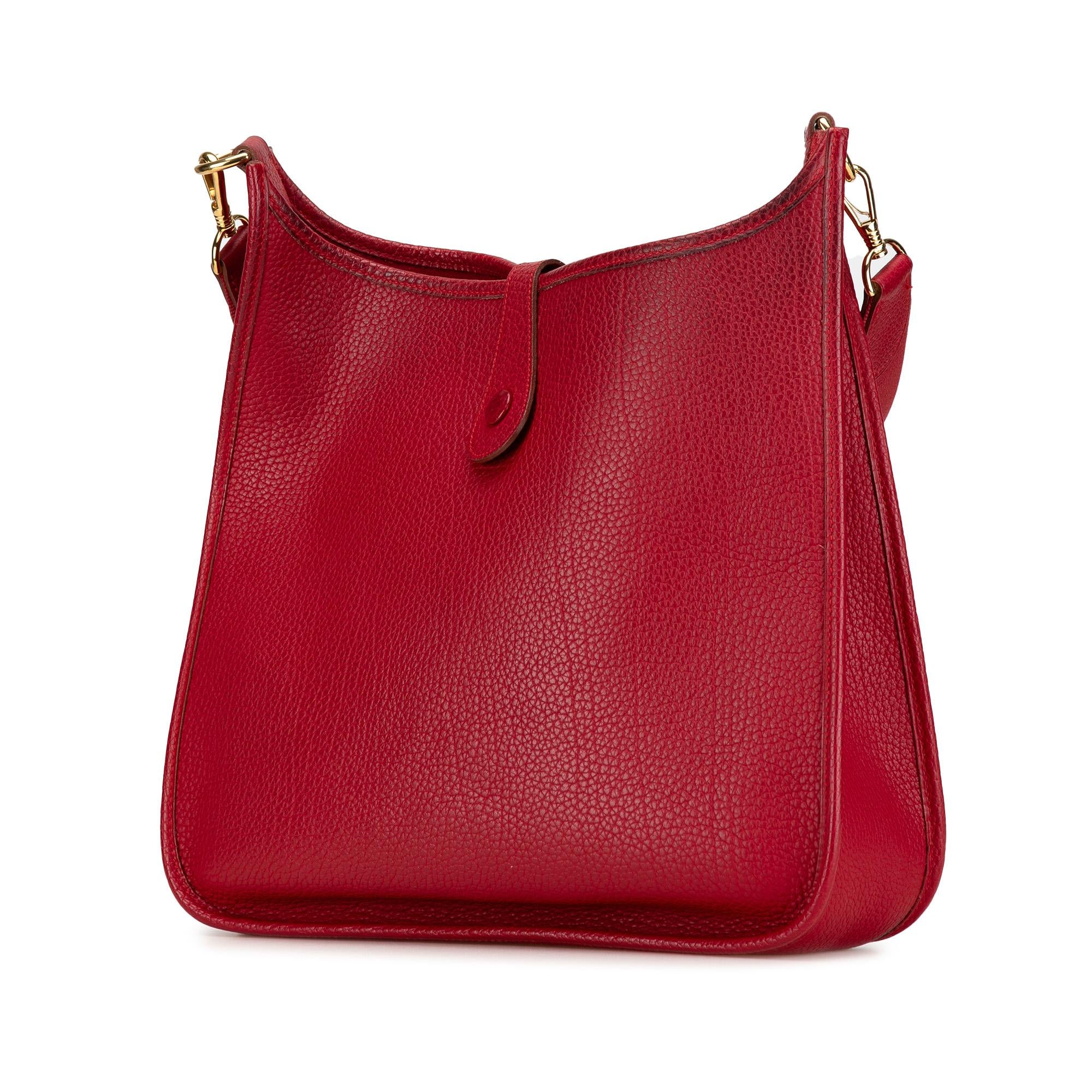 Hermes Rouge Ash Clemence Evelyne I 33