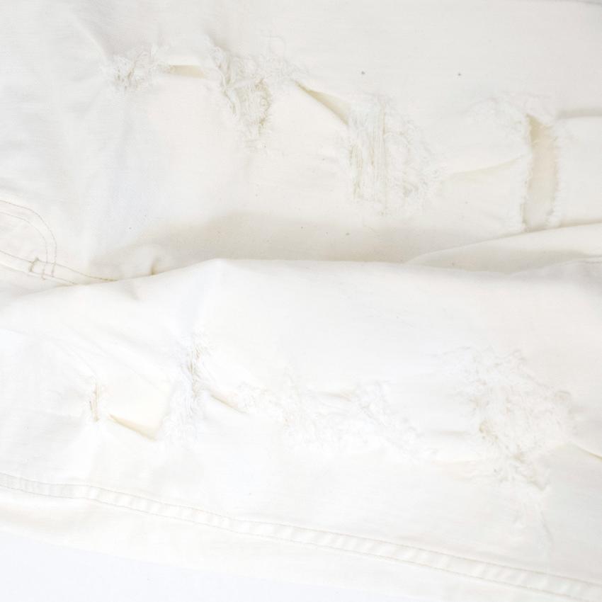 Genetic White Distressed Jeans