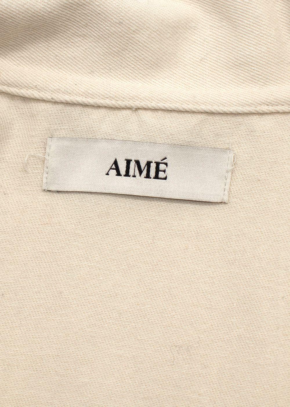 Aime Cream Over Shirt