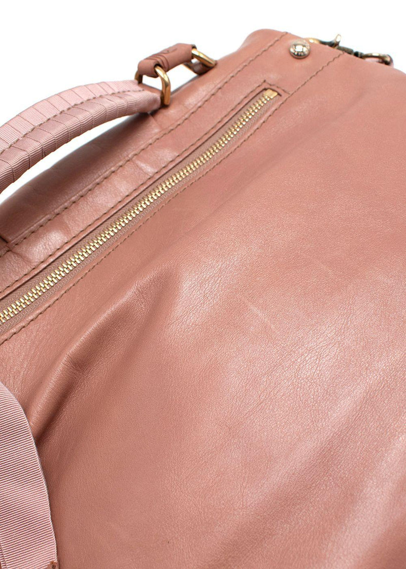 Nina Ricci Leather Shoulder + Top-Handle Bag