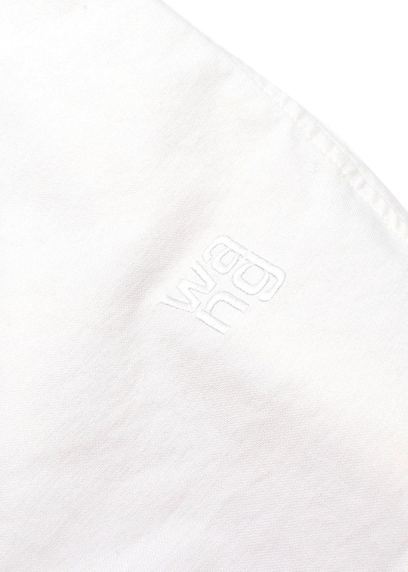 Alexander Wang White Open Shirt With Vest Insert