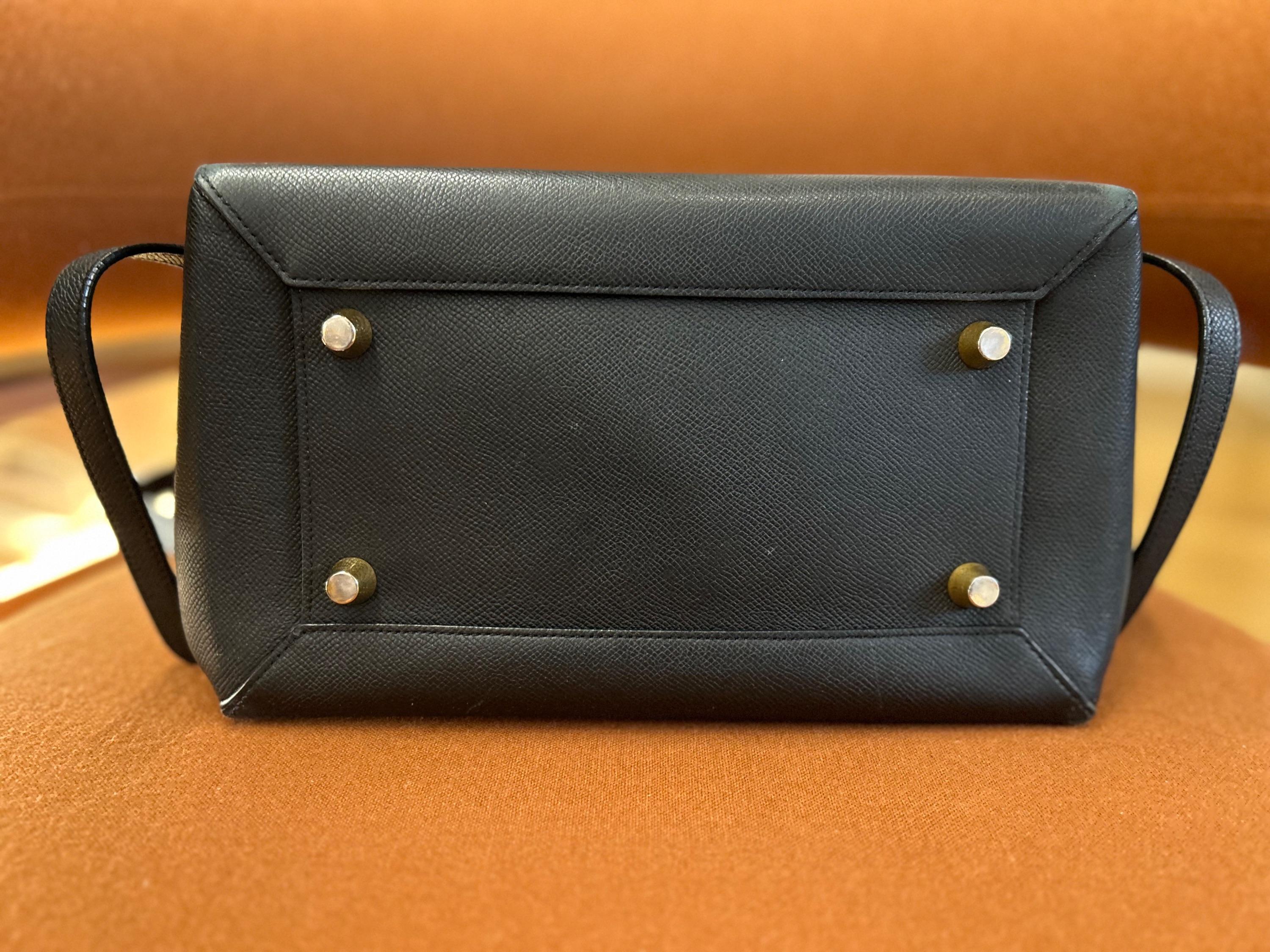 Celine Black Mini Belt Bag