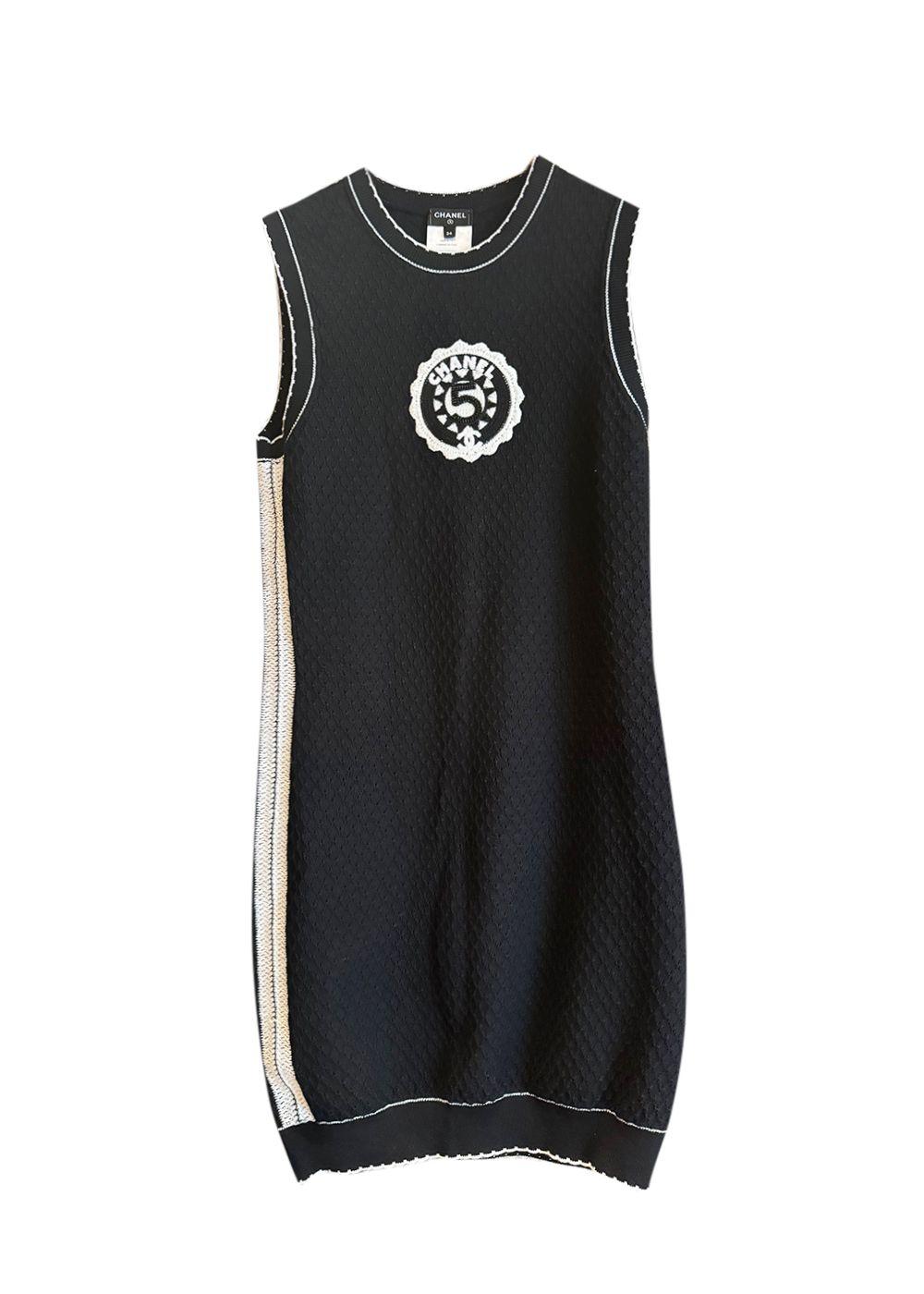 Chanel No.5 Black Mini Dress
