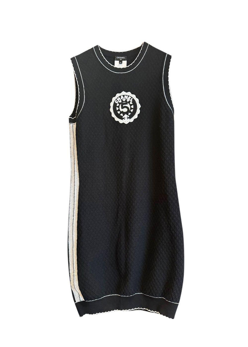 Chanel No.5 Black Mini Dress
