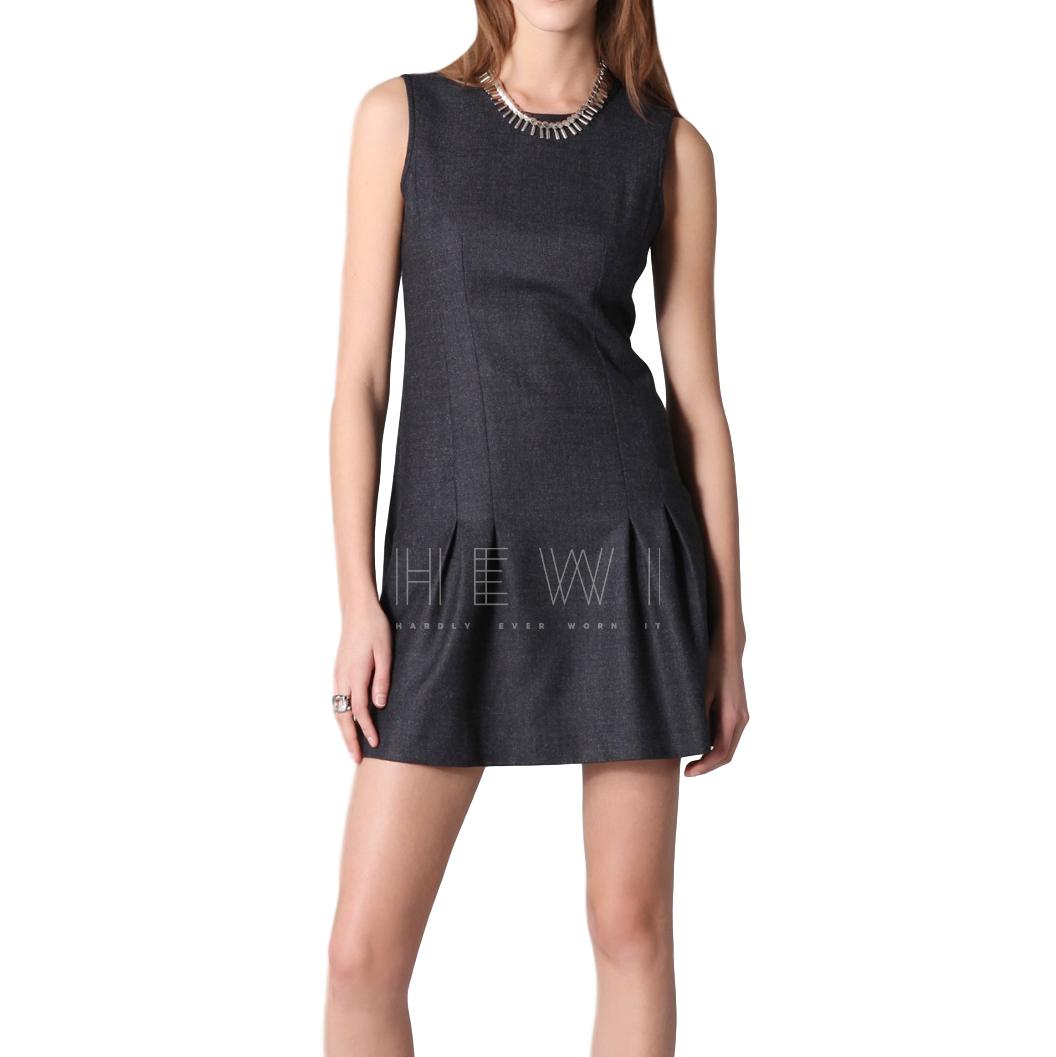 Theory scoop-neck wool dress