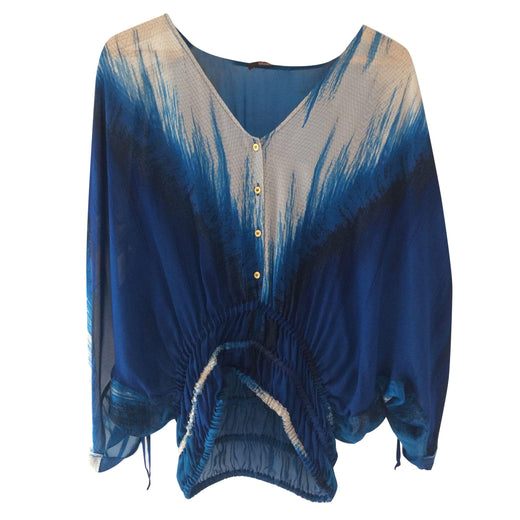 Roberto Cavalli Pure Silk Tie Dye Top
