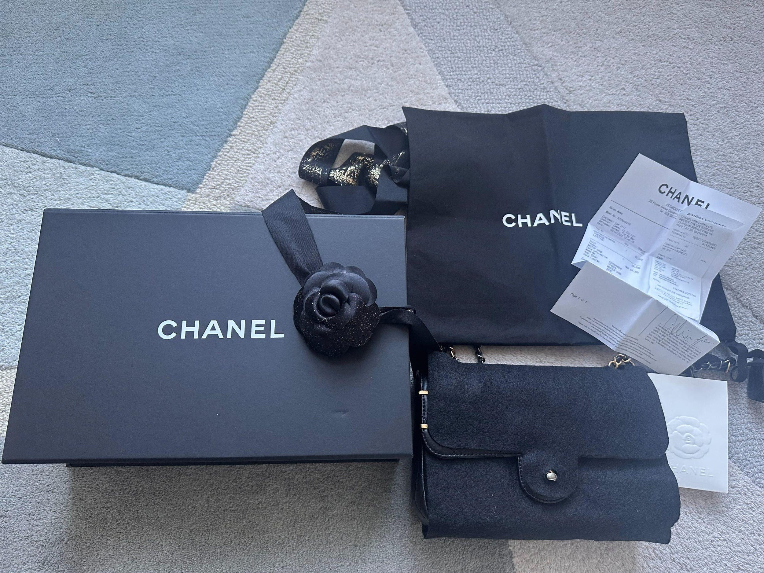 Chanel Collectible Embellished Black Quilted Flap Bag