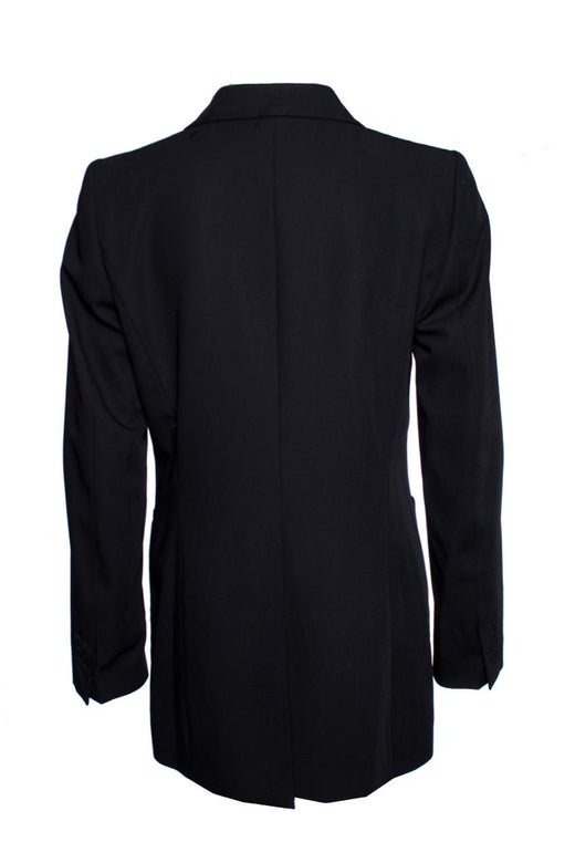 Dries Van Noten Black Wool Jacket W/Satin Lapels