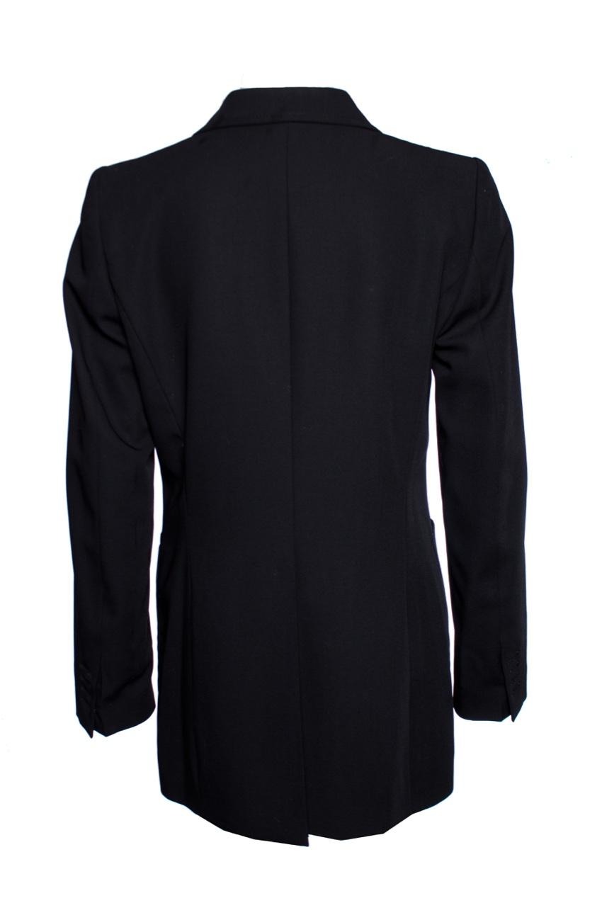 Dries Van Noten Black Wool Jacket W/Satin Lapels