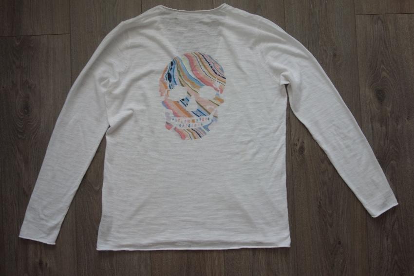 360 Cashmere Skull Print Top