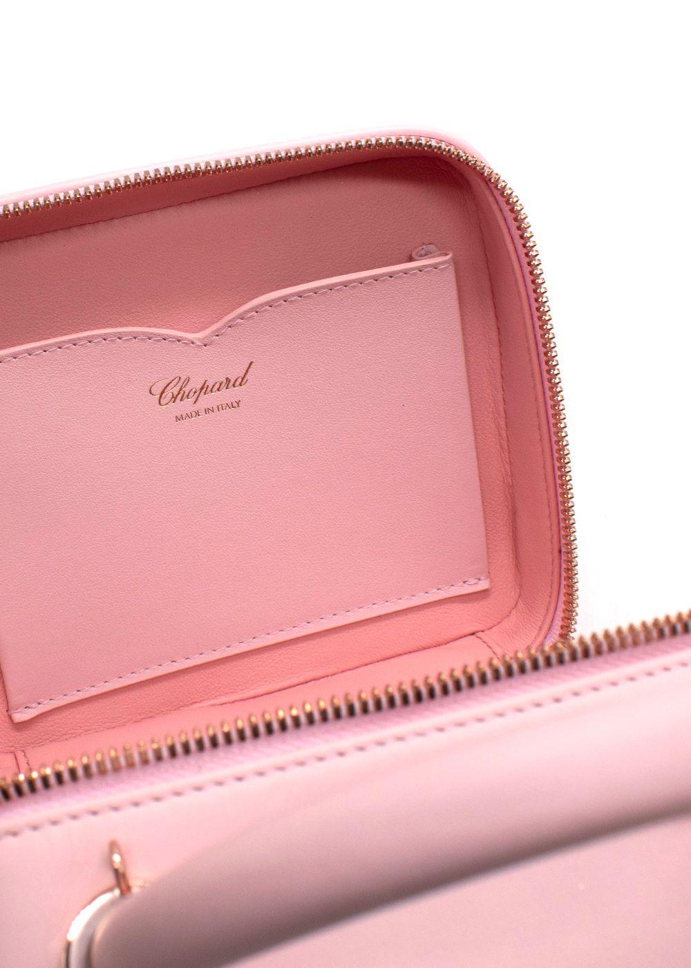 Chopard x Chloe Sevigny Pink Green Carpet Top Handle  Bag