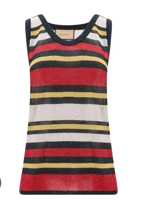 Gucci Metallic Knit Top