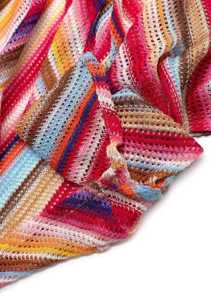 Missoni Crochet Multicoloured Maxi Cover Up Cardigan