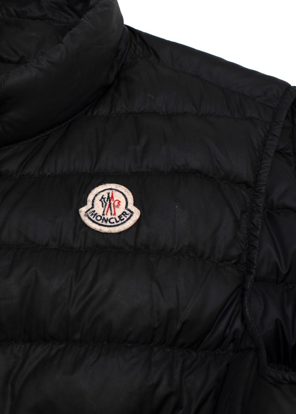 Moncler Black Liane Down Gilet