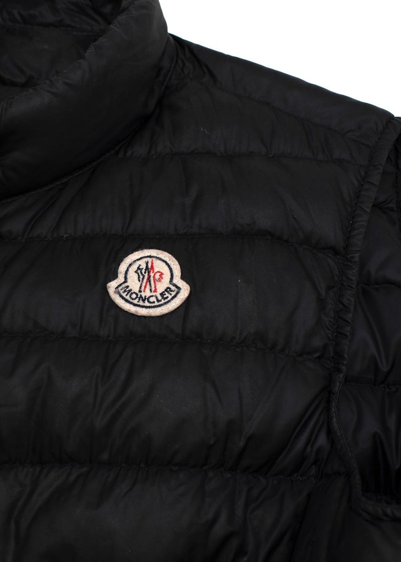 Moncler Black Liane Down Gilet