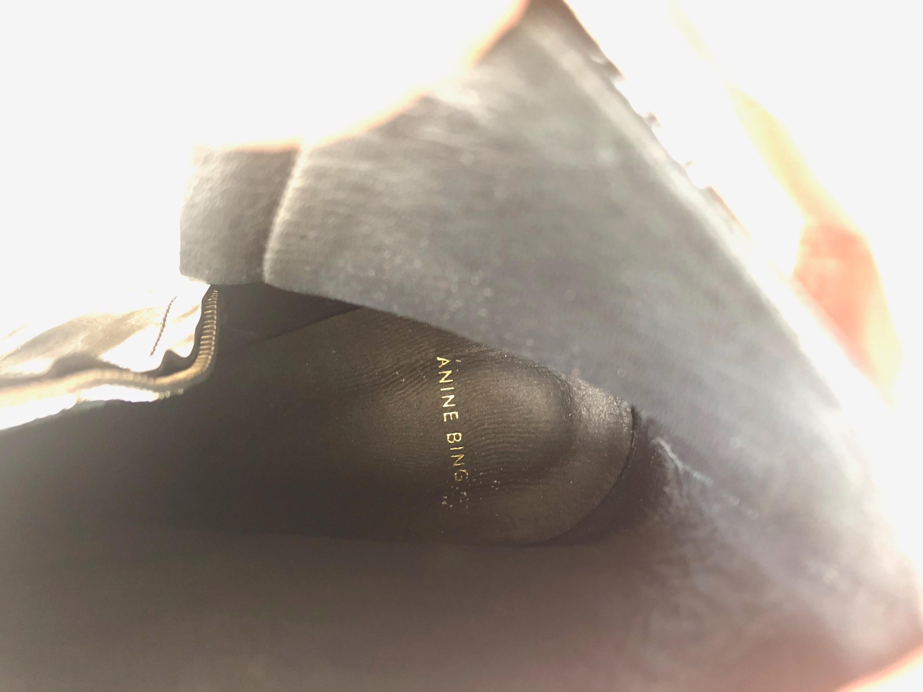 Black Patent Ankle Boots