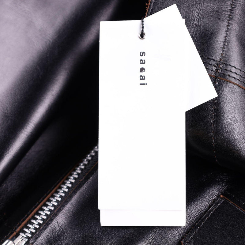 Sacai X Carhartt Wip Cotton Corduroy-Trimmed Leather Jacket