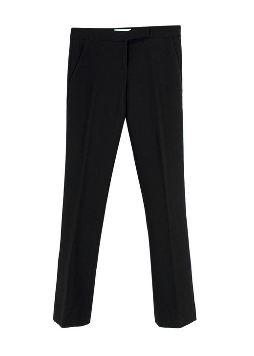 Emilio Pucci Black Straight-leg Trousers