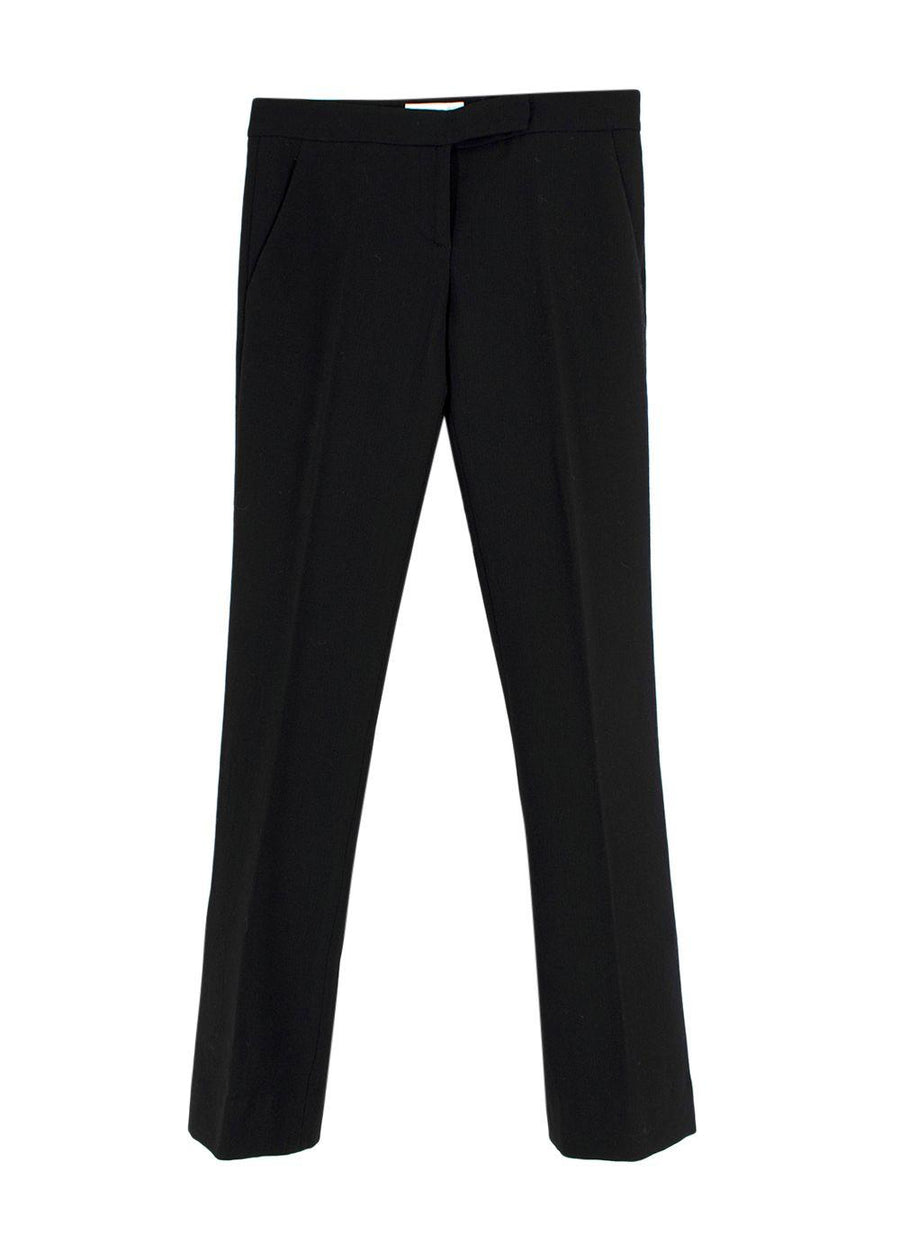 Emilio Pucci Black Straight-leg Trousers
