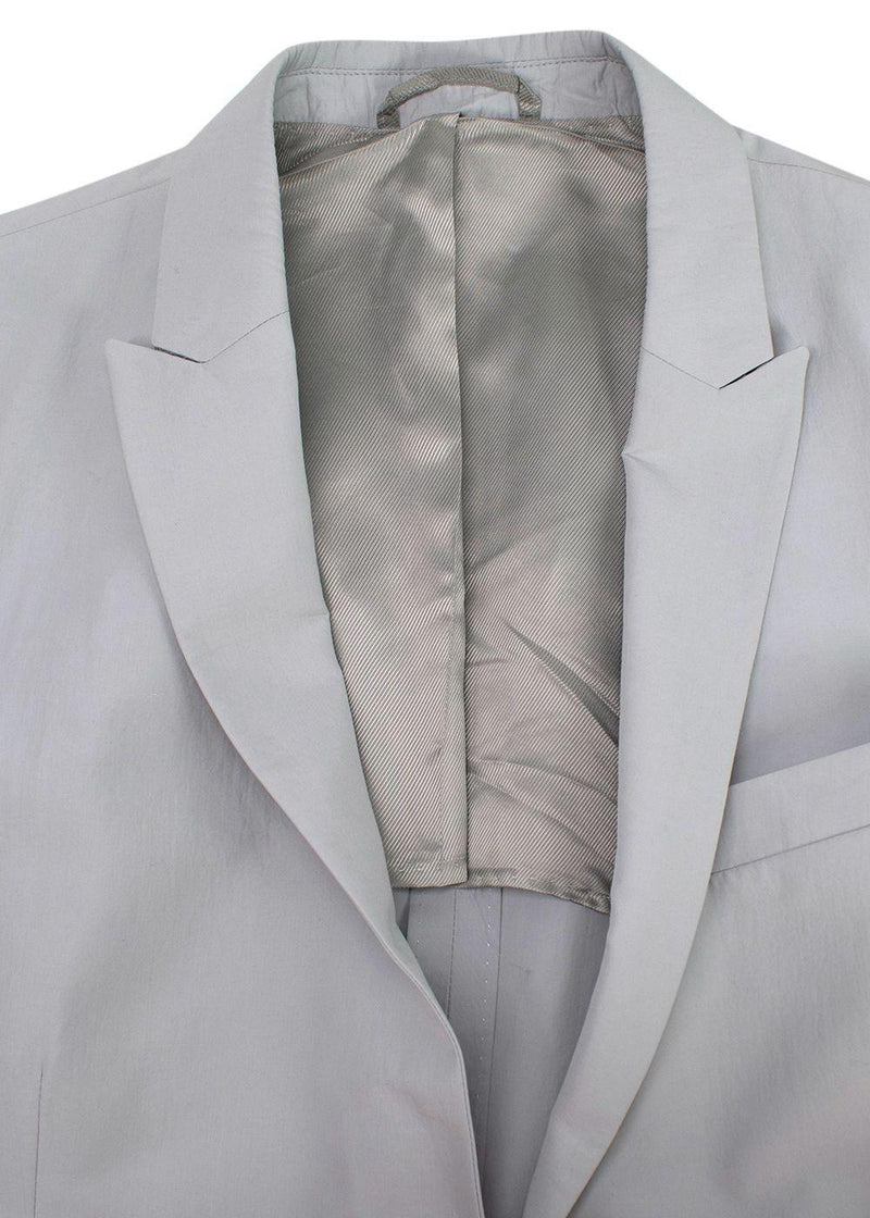 Neil Barrett Grey Single Breasted Blazer