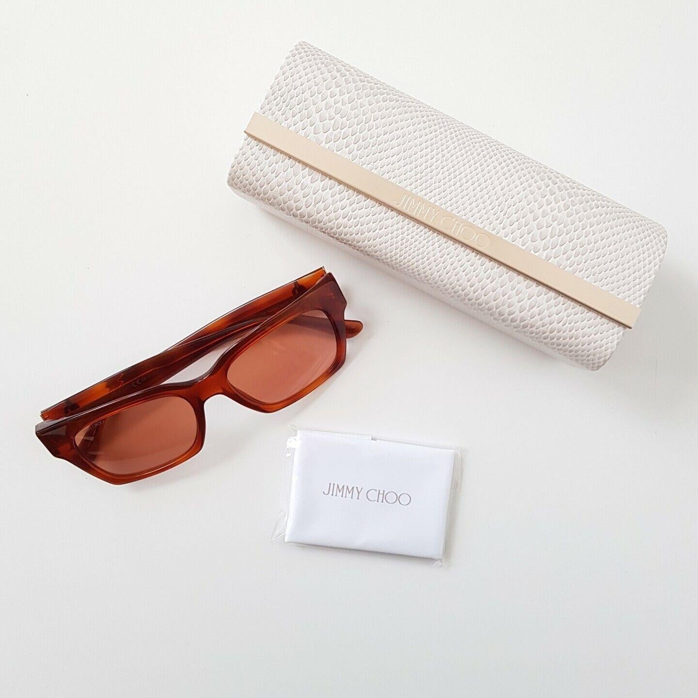 Havana Square Framed Caramel/Red Sunglasses