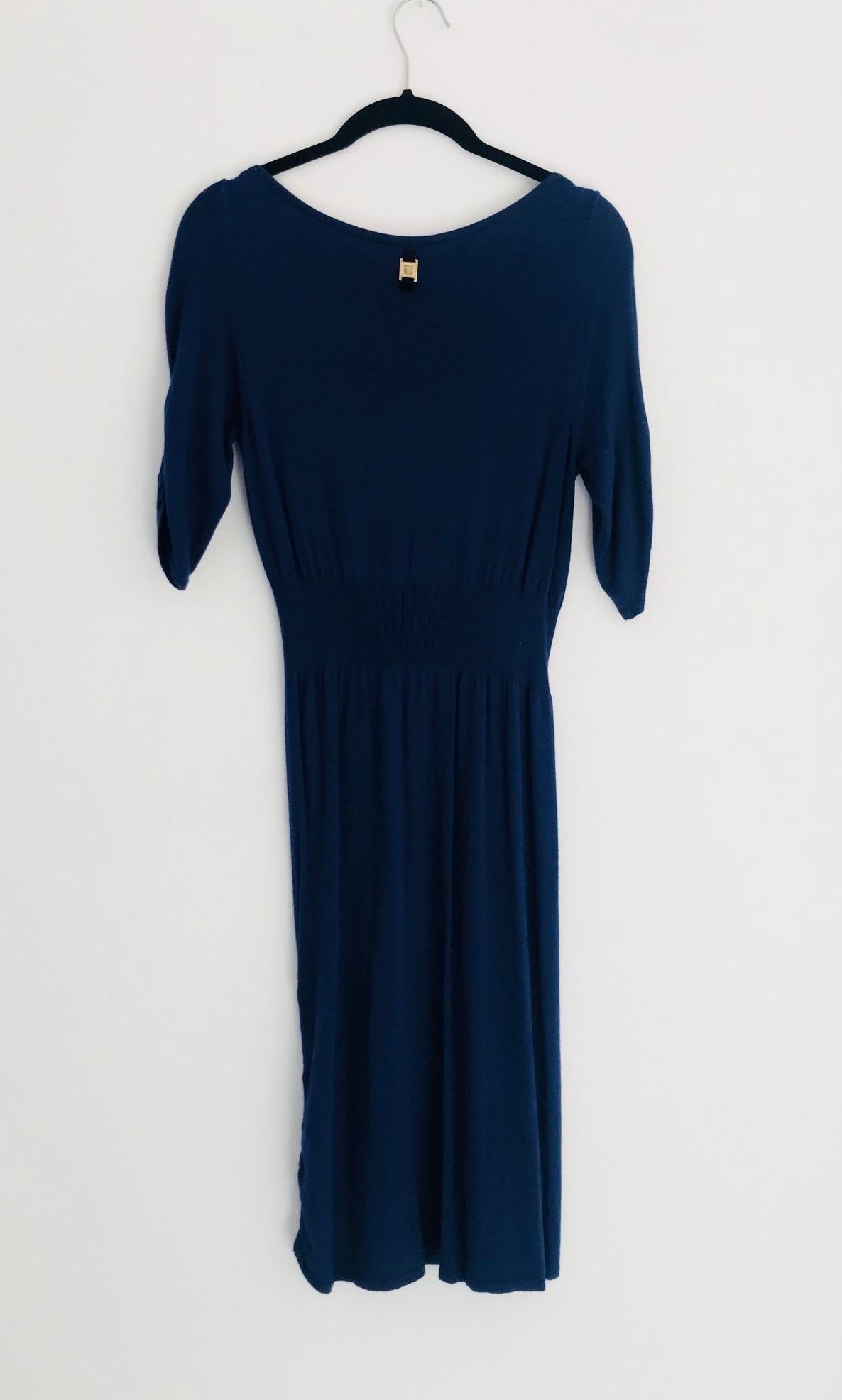 TRUSARDI Blue Stretch Dress