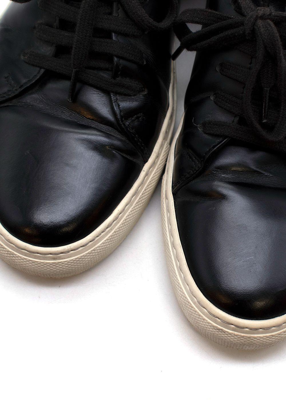 Black Leather Original Achilles Sneakers