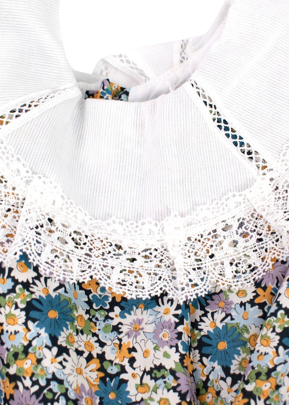 Strawberries & Cream Liberty Print Floral Dress 4 Years