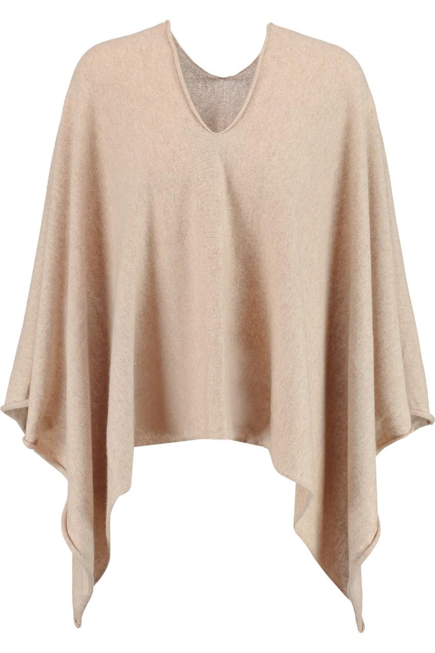 Madeleine Thompson Beige Cashmere Cape