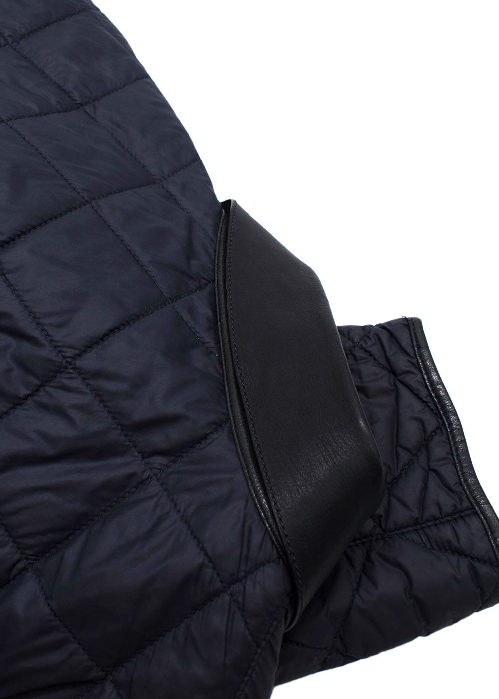 Dunhill Navy Quilted Jacket