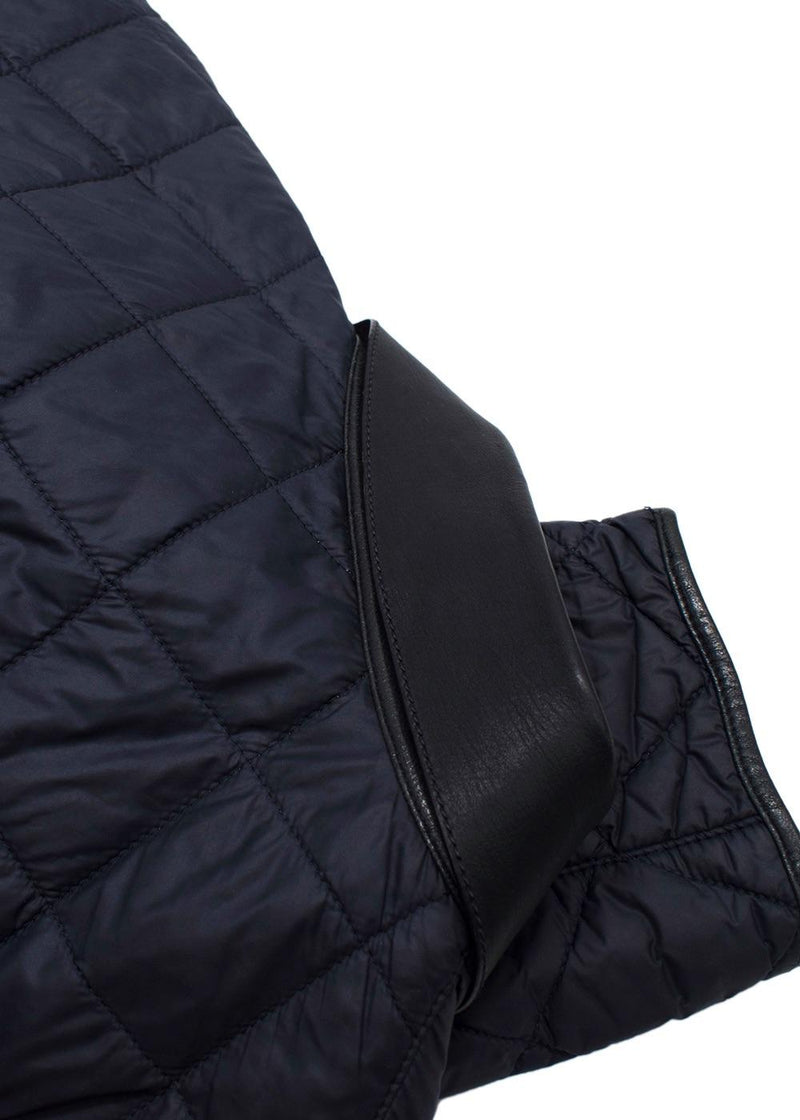 Dunhill Navy Quilted Jacket