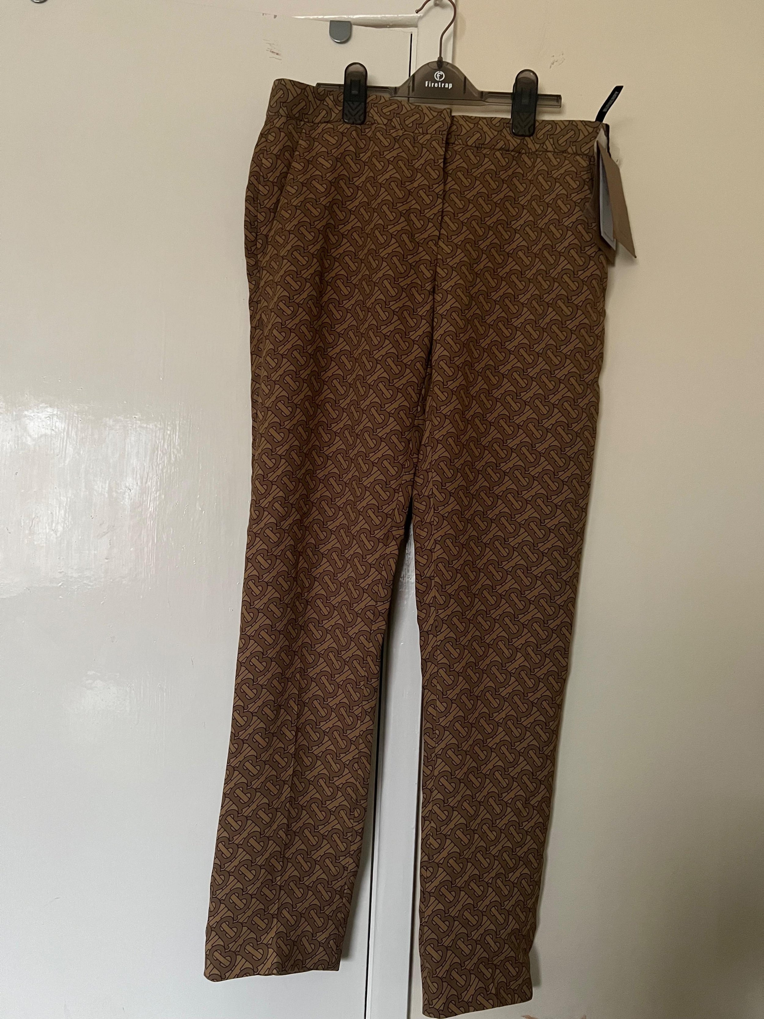 Burberry Silk Hanover Trousers
