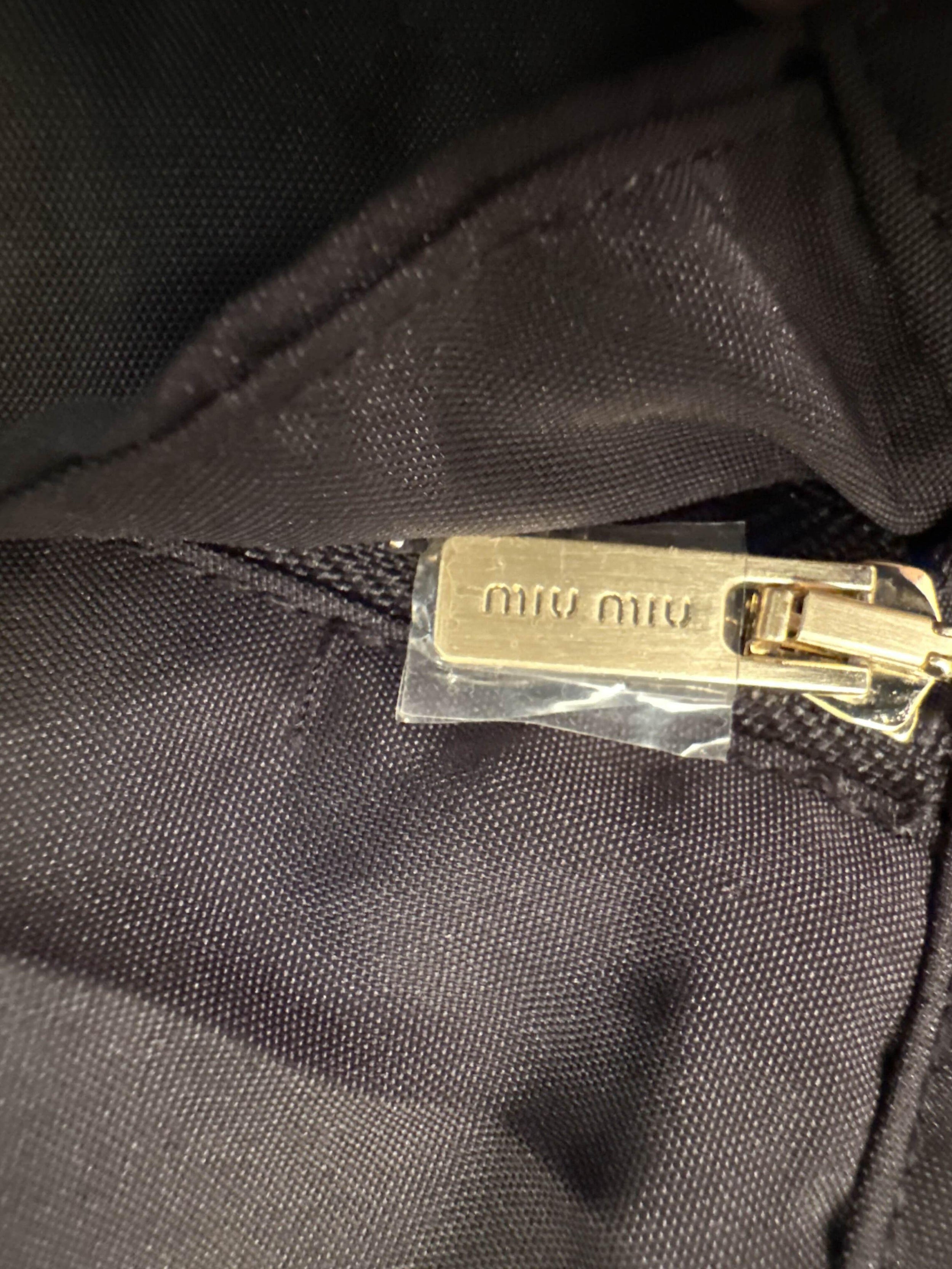 Miu Miu Black Cargo Pants
