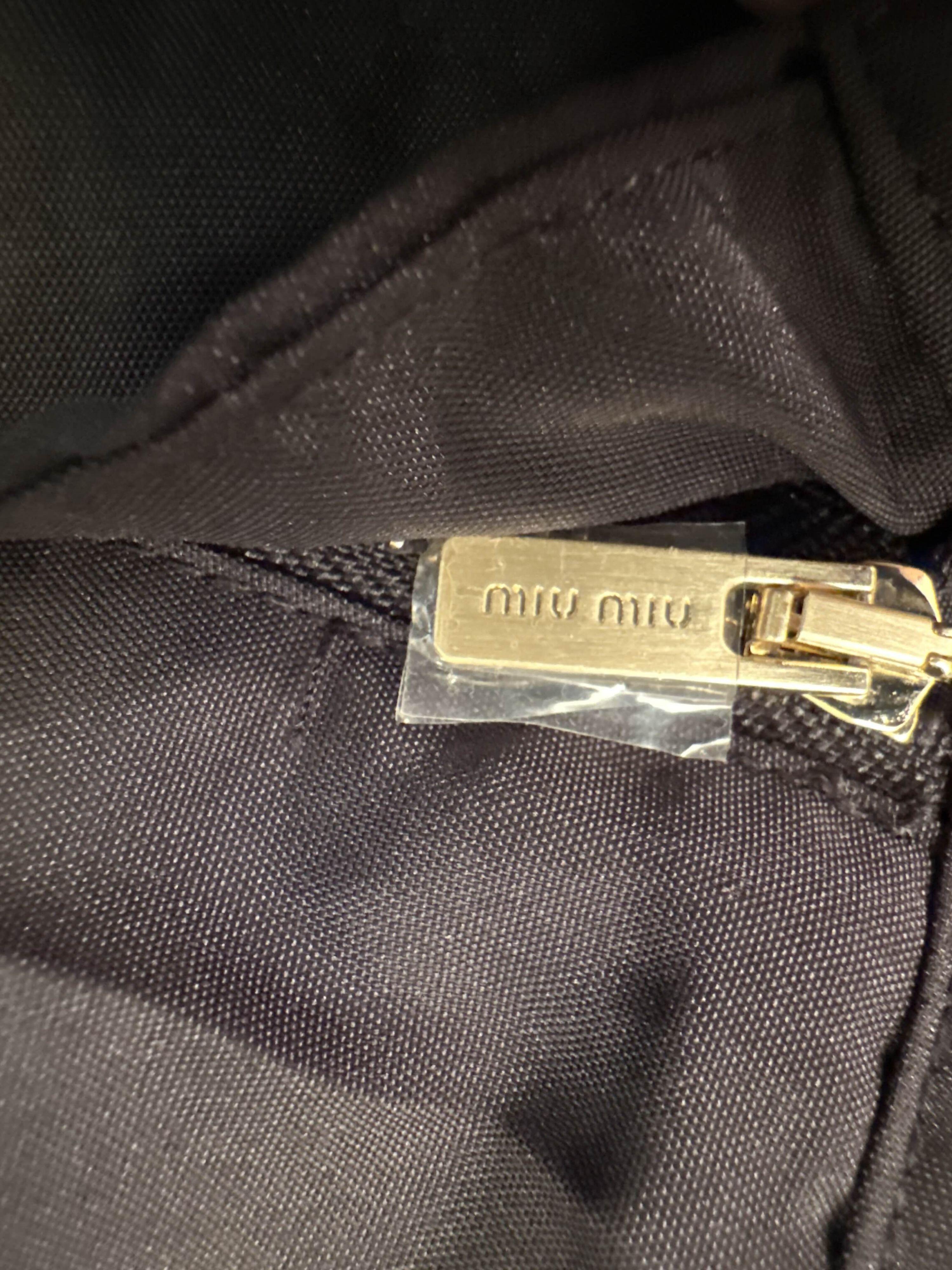 Miu Miu Black Cargo Pants