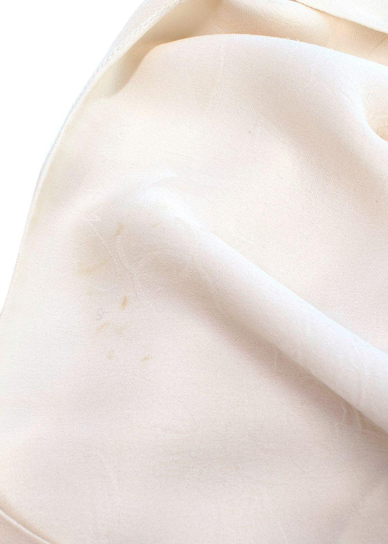 Chanel Cream Silk Mini Dress