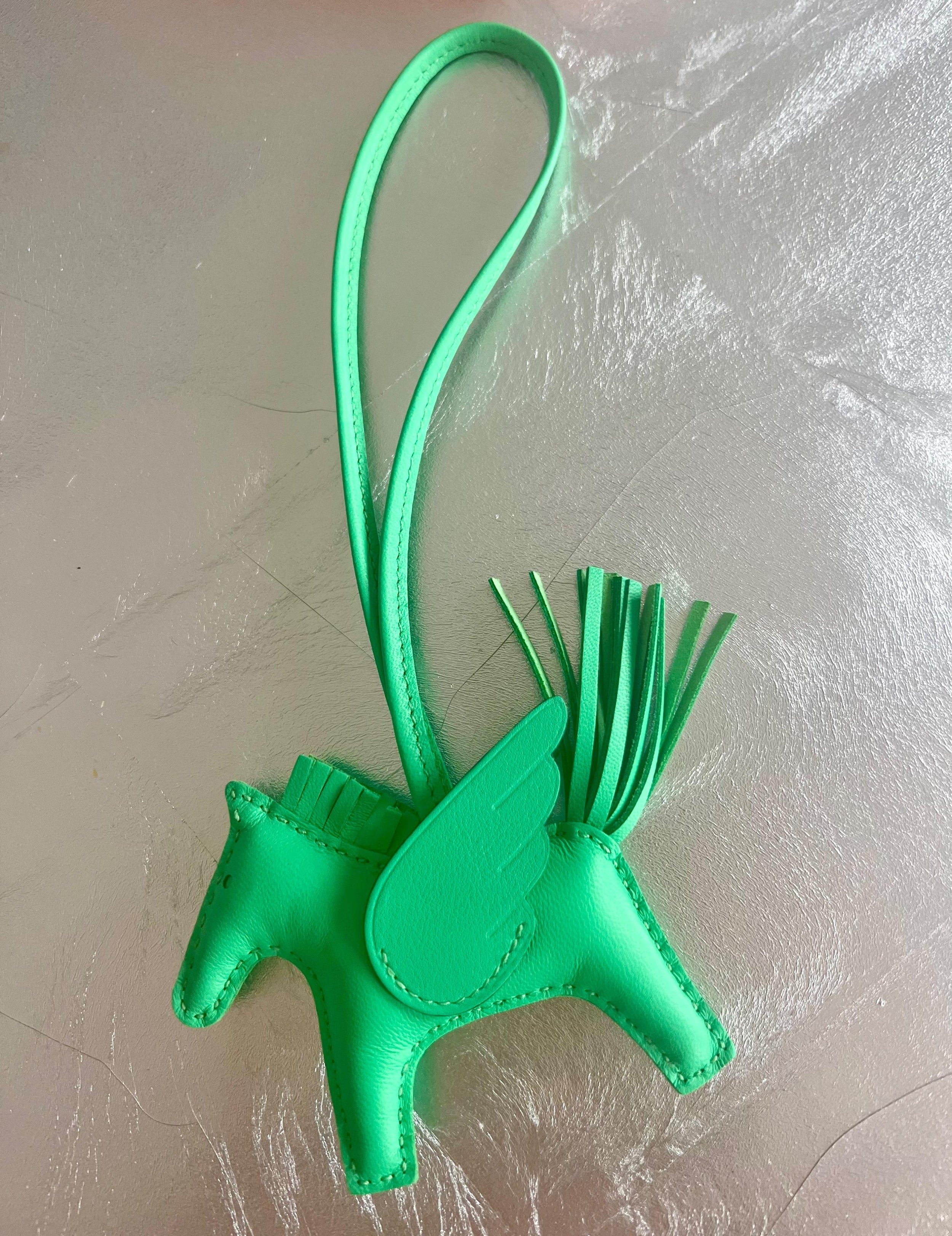 Hermes Vert Comic Rodeo Pegase Charm