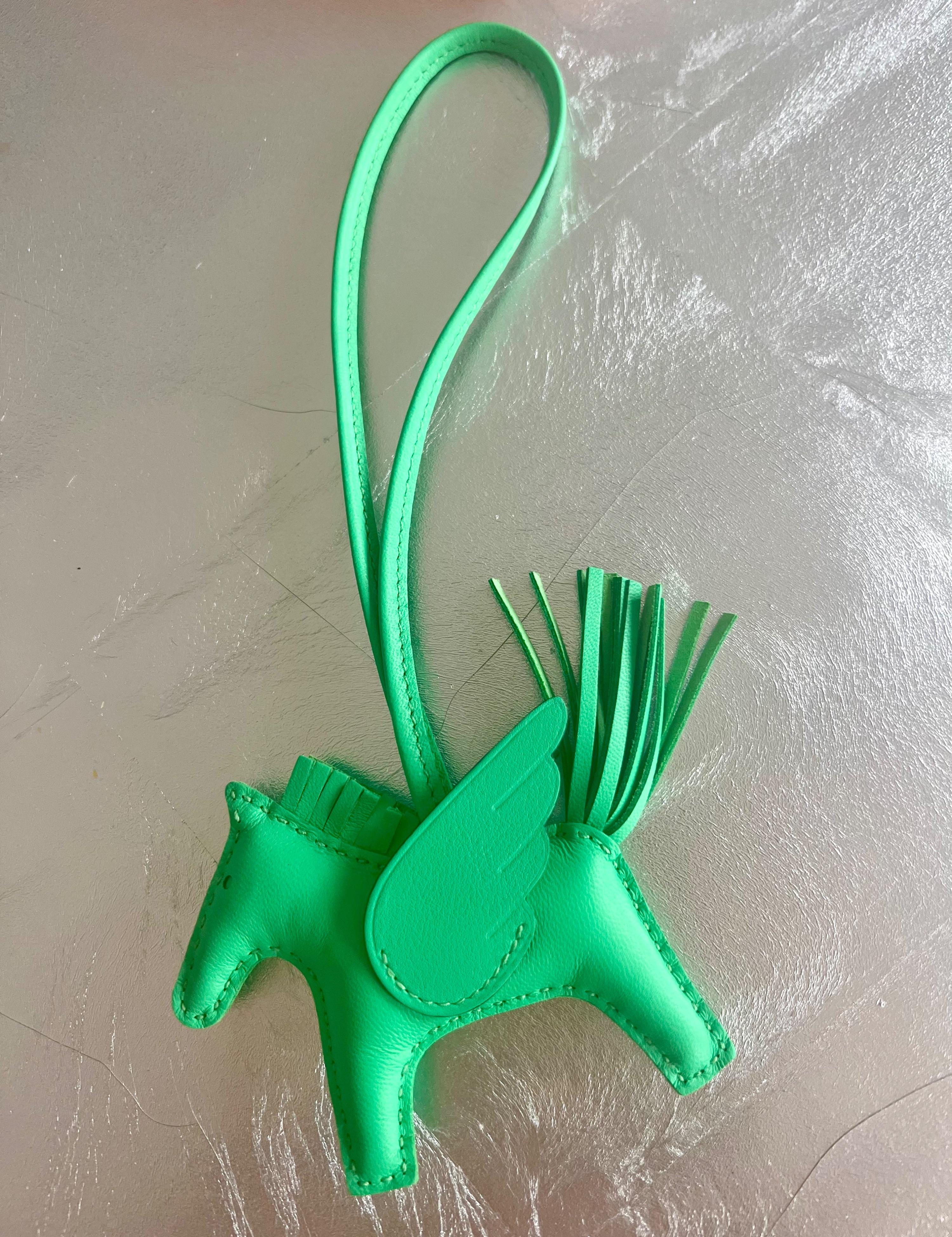 Hermes Vert Comic Rodeo Pegase Charm