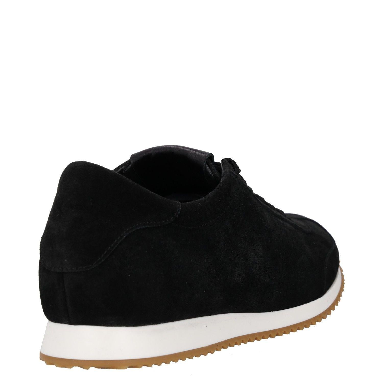 Camilla and Marc Black Suede Trainers