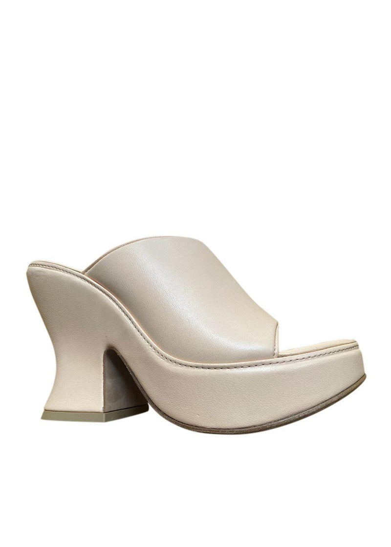 Bottega Veneta Nude Macaroon Sandals