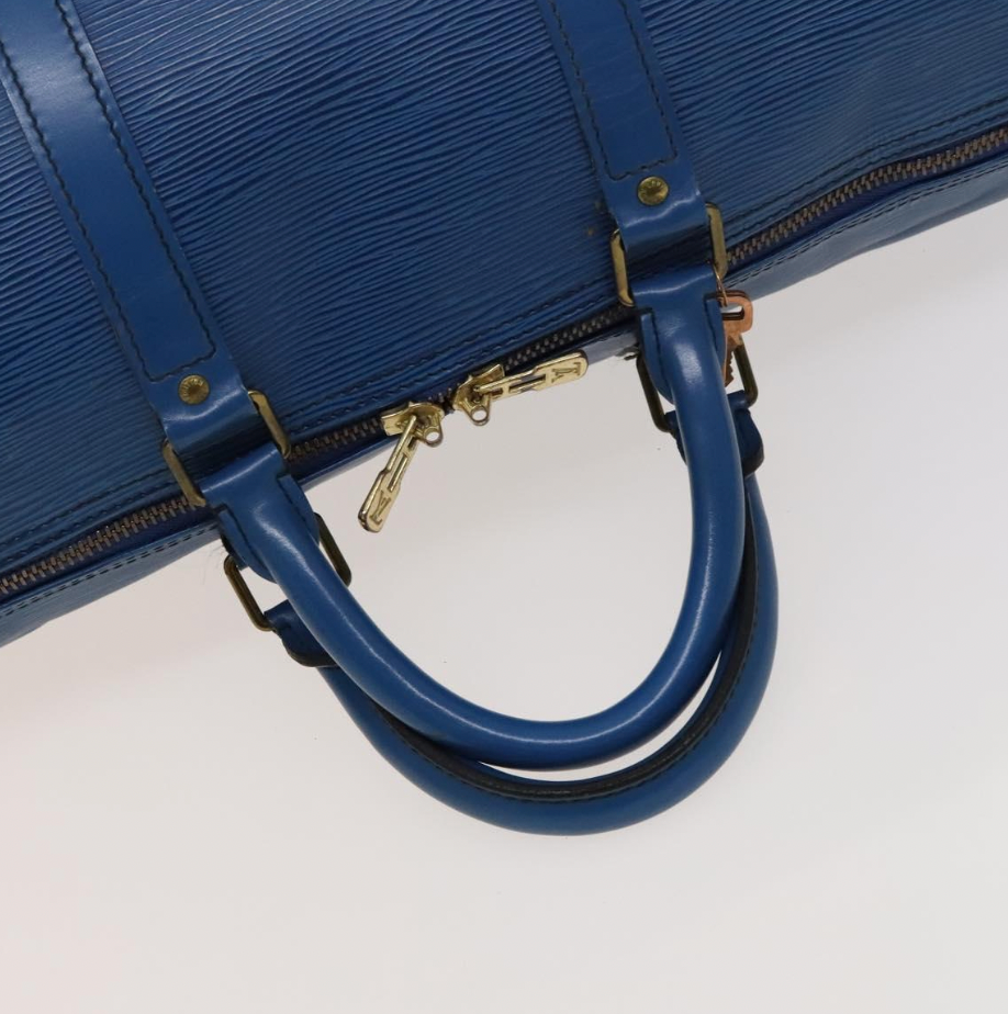 Louis Vuitton Blue Keepall 50 Bag